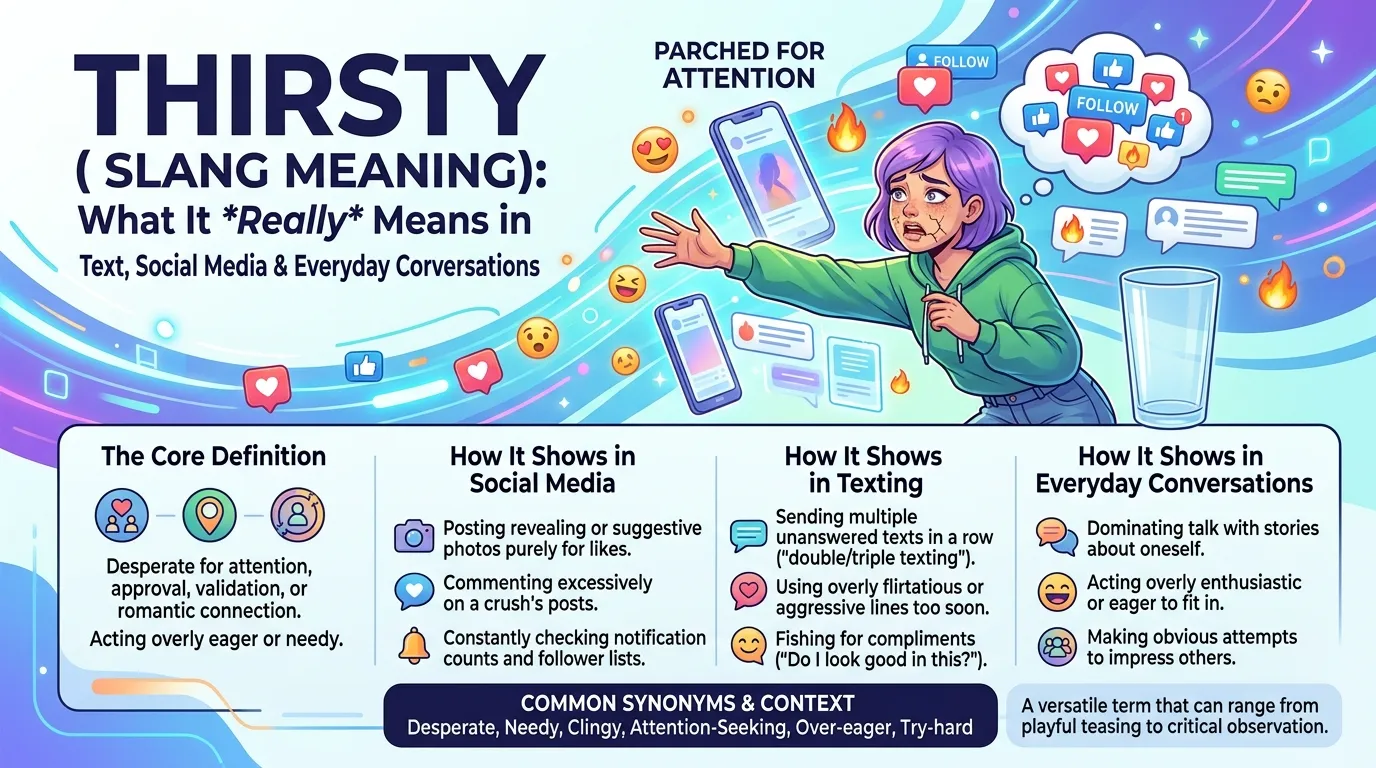 THIRSTY Meaning Slang