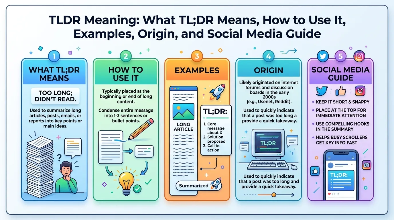 TLDR Meaning