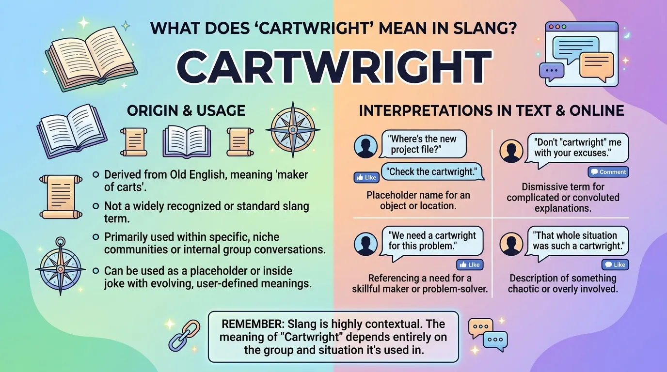 Cartwright Meaning Slang
