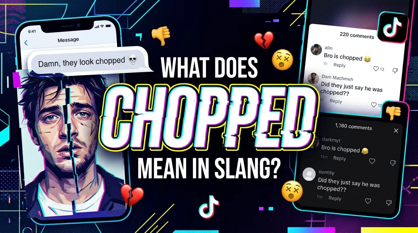Chopped Meaning Slang