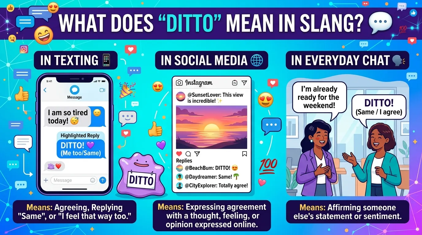 Ditto Meaning Slang