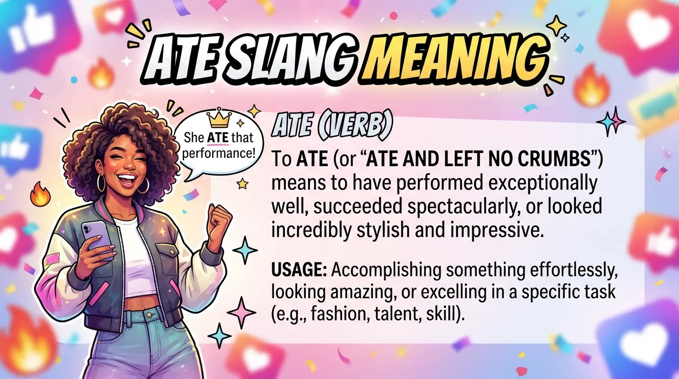Ate Slang Meaning