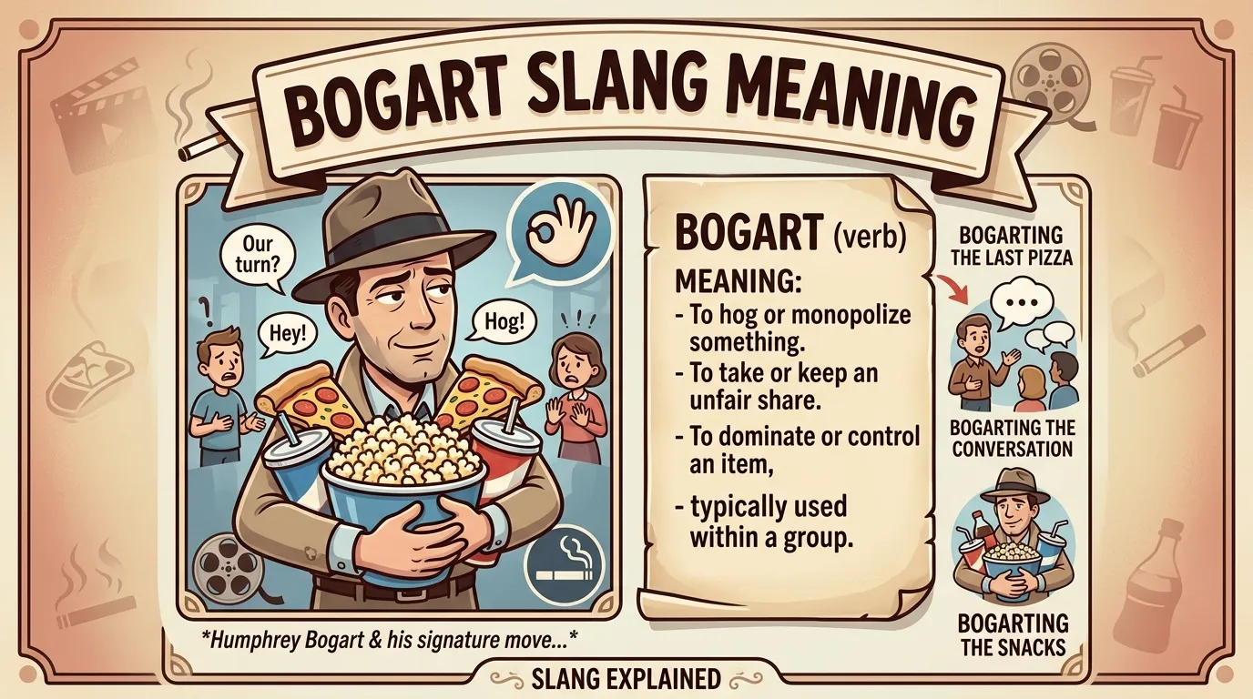 Bogart Slang Meaning