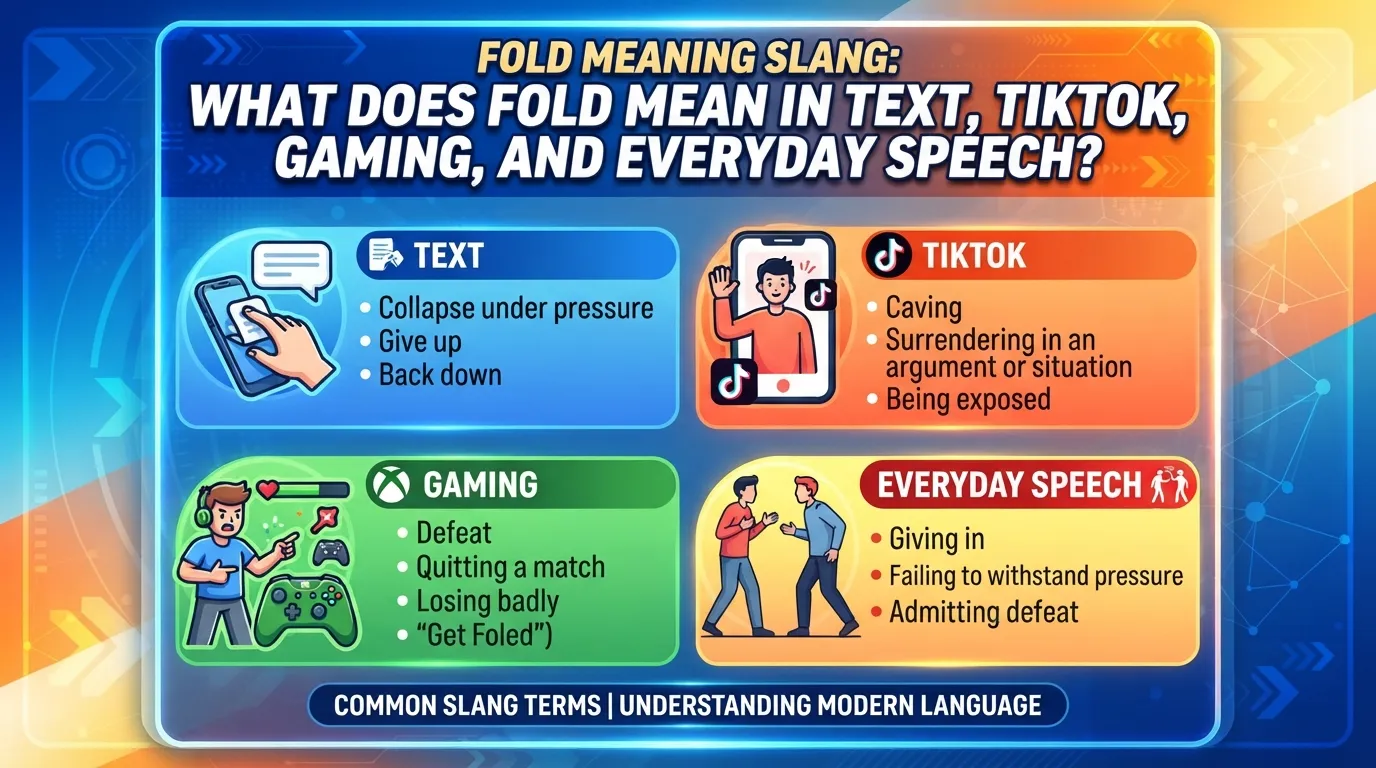 Fold Meaning Slang