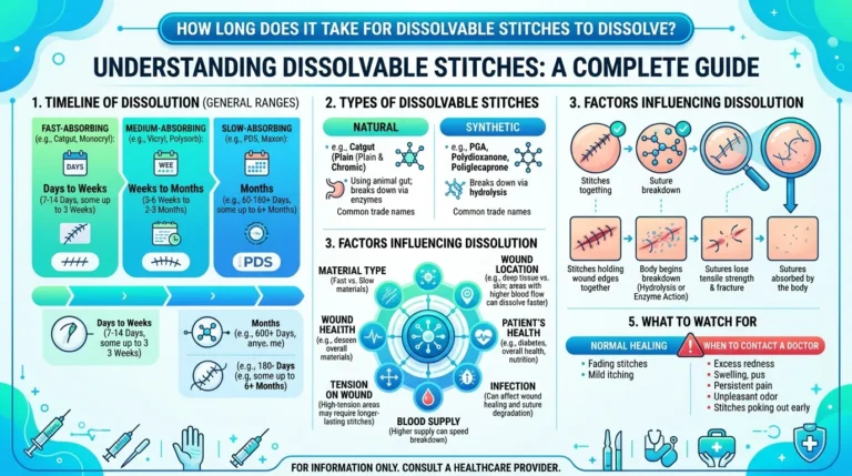 How Long Does It Take for Dissolvable Stitches to Dissolve?