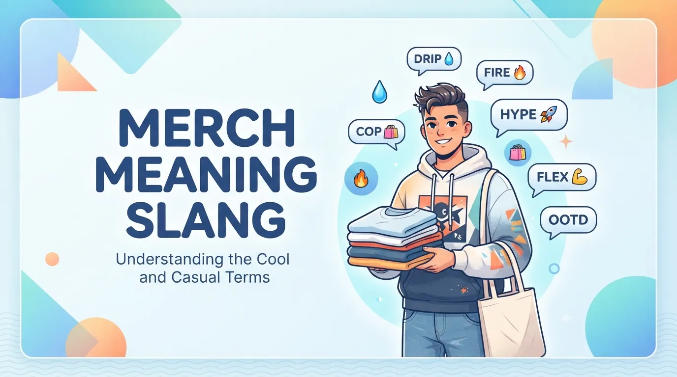 Merch Meaning Slang