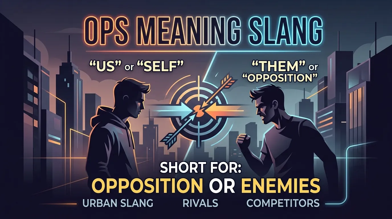 Ops Meaning Slang